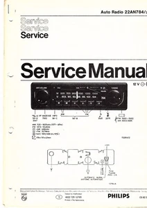 Philips Service Manual für CAR 22 AN 784 Copy - Bild 1 von 1