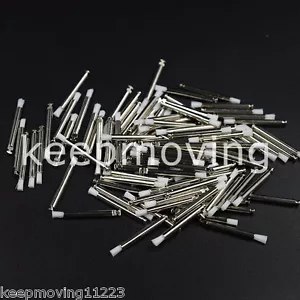 100 Pcs Dental Prophy Polishing Brush White Nylon Tapered Polisher Latch Type - Picture 1 of 6