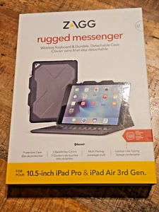 ZAGG Rugged Messenger for iPad Pro 10.5" & Pad Air 10.5" (Gen 3) - 7 Color Backl - Picture 1 of 12