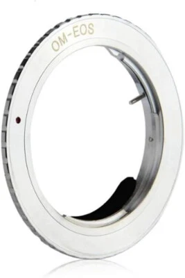 Bague Adaptateur Objectif Olympus Om Compatible Avec Canon EOS Acier Italie