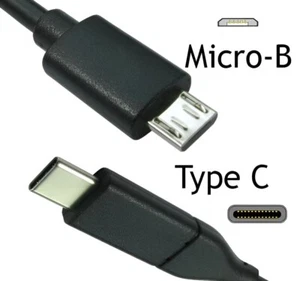 3m USB2.0 Type C to Micro B Cable OTG Data Transfer Cord USBC Adapter Wire - Picture 1 of 4
