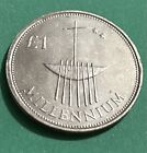 Millenium Pound Punt Coin Ireland 2000. Decimal Coins Of Ireland