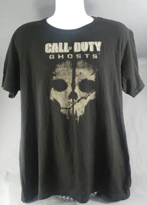 Новая мужская футболка Activision Black Call of Duty Ghosts видеоигра L с украшениями - Изображение 1 из 4
