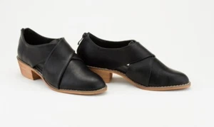 Olive Street Charliee bequeme flache Slipper überkreuzte Schuhe schwarz – Größe 12 - Bild 1 von 3