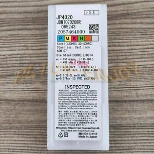 10PCS New HITACHI CNC blade JDMT070208R JP4020 - Bild 1 von 3