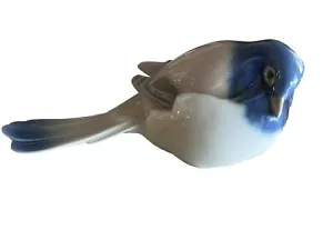 Estatuilla de colección BING & GRONDAHL #1635 TITMOUSE Bird ~ firmada “BH” ~ Como nueva - Imagen 1 de 4