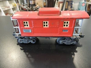Lionel Lines 807 Red Tin Caboose Vintage O Gauge Train Car  - Picture 1 of 10