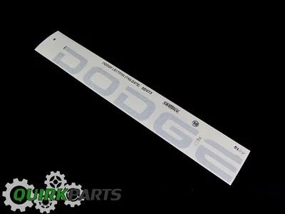1997-2002 DODGE RAM 1500 2500 3500 DODGE PICKUP BED DECAL LIGHT SILVER STICKER - Image 1 of 4