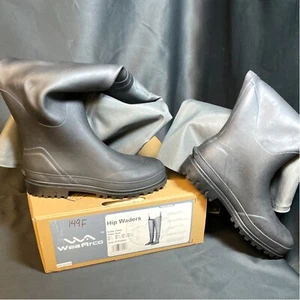 WeaArco HW01 Mens Gray Round Toe Fishing Bootfoot Hip Wader Size US 9M - Picture 1 of 11