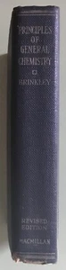 Principles of General Chemistry, by Stuart R. Brinkley, 1933, Hardcover - Foto 1 di 10