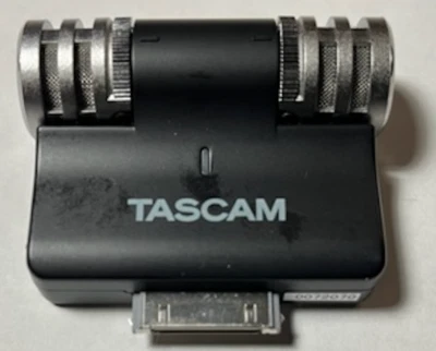 Tascam iM2 Stereo Condenser Microphone for iPhone 4s and older used good Cond. - Image 1 of 3