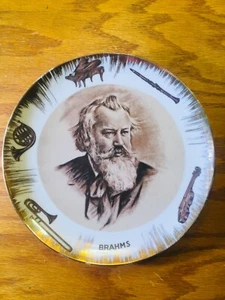 Johannes Brahms, collector plate, Lipper & Mann Inc. - Picture 1 of 2
