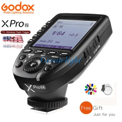 US Stock Godox XPro-N 2.4G TTL Wireless X System Flash Trigger For Nikon Camera - Image 1 of 4