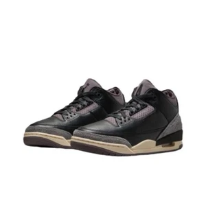 A Ma Maniére x Air Jordan 3 Retro Black Violet Ore W 10.5/ mens 9 FZ4811001 - Picture 1 of 7