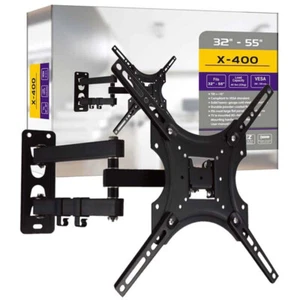 TV Wall  LCD Tilt Swivel Swing Arm Mount Bracket 24/28/32/40/43/49/50/55 Inch - Picture 1 of 14
