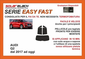 pellicole oscuranti vetri pre-tagliata Audi Q2 17-  kit post EASY FAST - Imagen 1 de 1