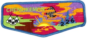 S28 Chemokemon Lodge 226 Flap Sinnissippi Council Patch Wisconsin - Bild 1 von 2