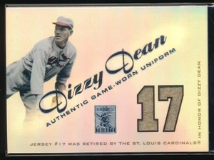 Dizzy Dean 2001 Topps Tribute Retired Numbers Game Used Jersey Listing #2 - Picture 1 of 2