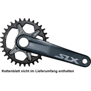 SHIMANO Kurbelgarnitur SLX FC-M7120-1 12-fach 165mm o. Kettenblatt schwarz - Bild 1 von 1