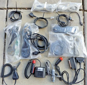 c0406) 15 KABEL Konvolut: 4 x Zigar.Anzünder + 3 Kaltgeräte + Telefon + diverse - Bild 1 von 15