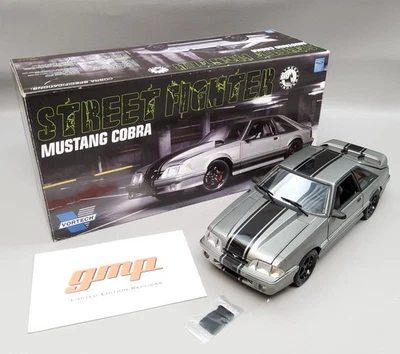 1993 Grey Mustang Cobra Street Fighter 1:18 Scale Diecast By GMP #G1801829 - Image 1 of 4