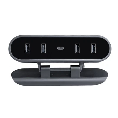 Car Foldable Charger Hub Under Screen Docking Station For Tesla For Model3 21-23 - Image 1 of 4