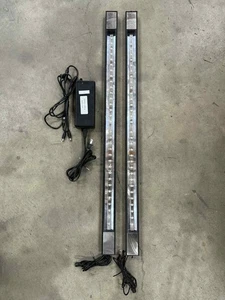 REEF BRITE 36" Blue XHO High Output LED Lights Pair with Dimmer & Power Supply - Picture 1 of 7