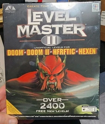Sealed Level Master II Unofficial Levels for Doom Doom II Heretic Hexen PC 1996 - Image 1 of 3