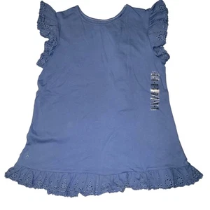 Lindo Vestido Polo Ralph Lauren Niñas Grande 12-14 Ojales Volantes Manga Verano NUEVO - Imagen 1 de 24