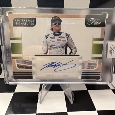 Noah Gragson 2025 Panini Turn Four NASCAR Center Stage Signatures Auto 66/75 - Image 1 of 3