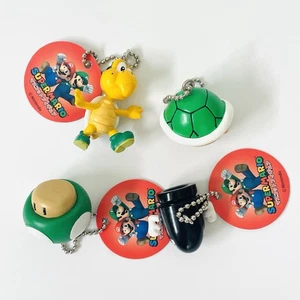 Set Charm Portachiavi Personaggio Super Mario Bros Yoshi Koopa 1UP Fungo Banzai Bill - Foto 1 di 10