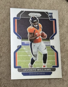 2021 Panini Prizm - Rookie Javonte Williams #345 (RC) - Picture 1 of 2