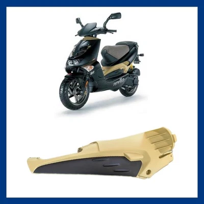 Coperchio Tunnel Sinistro Nero Oro Aprilia SR 50 Ditech-Street AP8258788 - Imagen 1 de 4