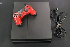 Sony Playstation 4 500GB Black Console PS4 CUH-1115A W/ Controller & Cord - Bild 1 von 11