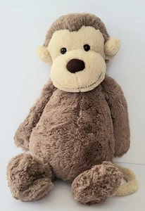 JELLYCAT LONDON MD. BASHFUL MONKEY PLÜSCHTIER 12 ZOLL STOFFTIER - Bild 1 von 4