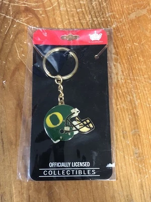 Oregon Ducks NCAA Football Helmet Key Chain New - Image 1 of 3