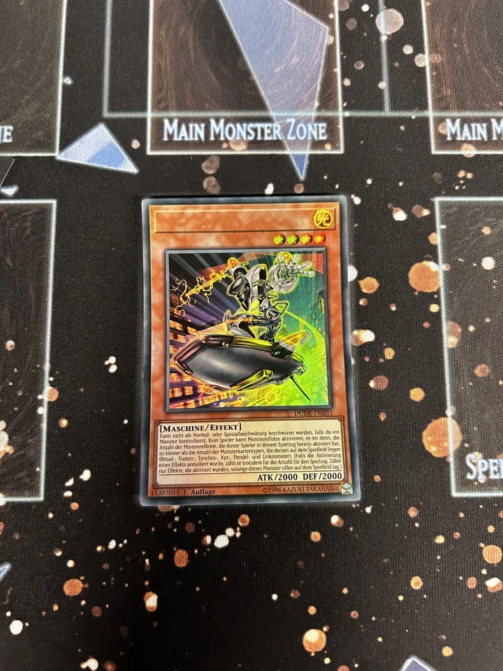 Yu-Gi-Oh! Inspector Boarder DUDE-EN031 German No Name No Imprint Misprint - Image 1 of 1