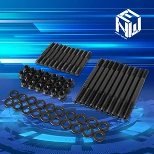 Kits de bloque de pernos de cabeza negro para 63-01 Ford Windsor bloque pequeño 4,7 L 289 5,0 L 302 - Imagen 1 de 5