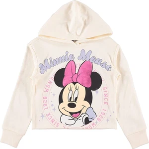 Minnie Mouse Girls Hoodie - Minnie Mouse Skimmer Pullover Hoodie- Sizes 4-16 - Picture 1 of 19
