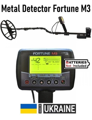 Metal Detector Fortune M3 PL Large Display Waterproof coil. Depth of search 2m. - Image 1 of 4