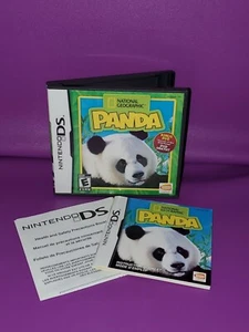 PANDA NATIONAL GEOGRAPHIC GAME NINTENDO 3DS CASE BOOKLET AND INSERTS  - Picture 1 of 3