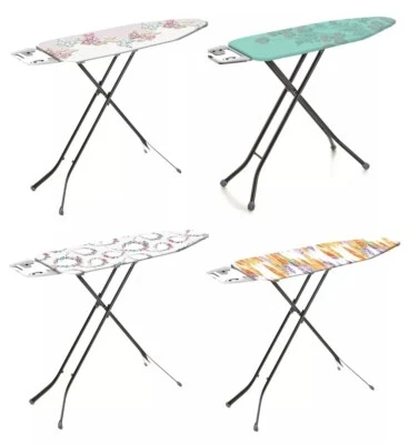 Folding Ironing Board Adjustable Height Wide Iron Rack Non Slip 110 x 38cm - Image 1 of 4