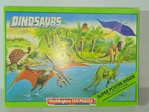 Waddington's 150 Piece Dinosaur Jigsaw & Poster Set - Picture 1 of 8