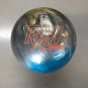 Hammer Raw Pearl Blue/Silver/White bowling ball 11 LB new in box #162a - Imagen 1 de 4