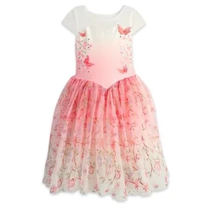 ELEGANTE VESTIDO DE BAILE LEOTARDO FLORAL DE LA TIENDA DISNEY BLANCO NIEVE TALLA 3T - Imagen 1 de 4