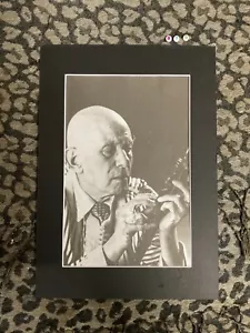 VERY RARE ART PRINT , OCCULT WITCHCRAFT THE SATAN , ALEISTER CROWLEY INTEREST - Picture 1 of 3