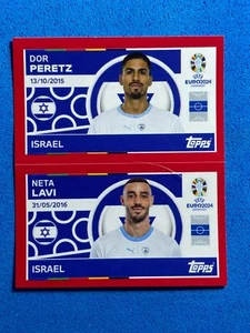 Topps Euro 2024 Swiss Edition Red Border ISR 10-11 (Israel)🔴 - Bild 1 von 1