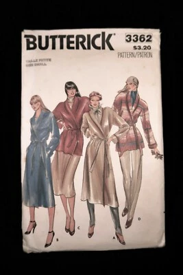 Butterick 3362 Coat, Jacket, Belt Vintage 1970 Pattern sz Sm bust 31-32 Uncut   - Image 1 of 2