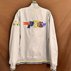 NIKE Air Jordan Gray Track Jacket Size XL Mens Spike Lee Spizike FULL ZIP - Picture 1 of 10