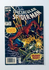 The Spectacular Spider-Man 1994 Marvel Comics #214 Stan Lee Rare Newsstand - Bild 1 von 3